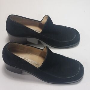 Enzo Angiolini Black Heels Classic Design Size 7.5M